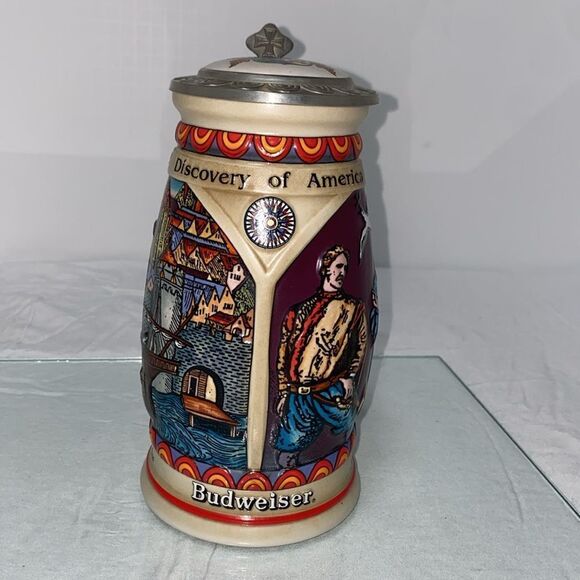 Budweiser Limited Edition Discovery Of America Series Nina 1989 Anheuser Busch - Picture 5 of 12